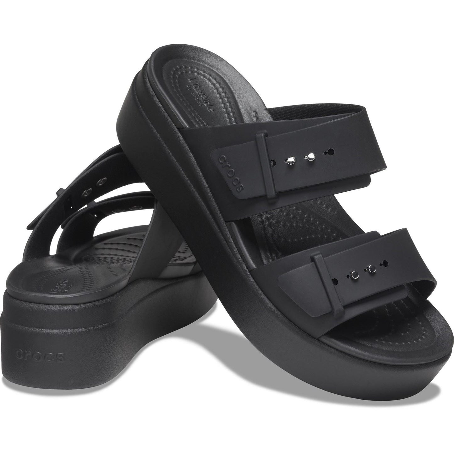 Crocs Women's Brooklyn Sandal Low in Black
