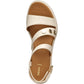 Geox D MELICONIA Synthetic Polyurethane Women's Papyrus Wedges