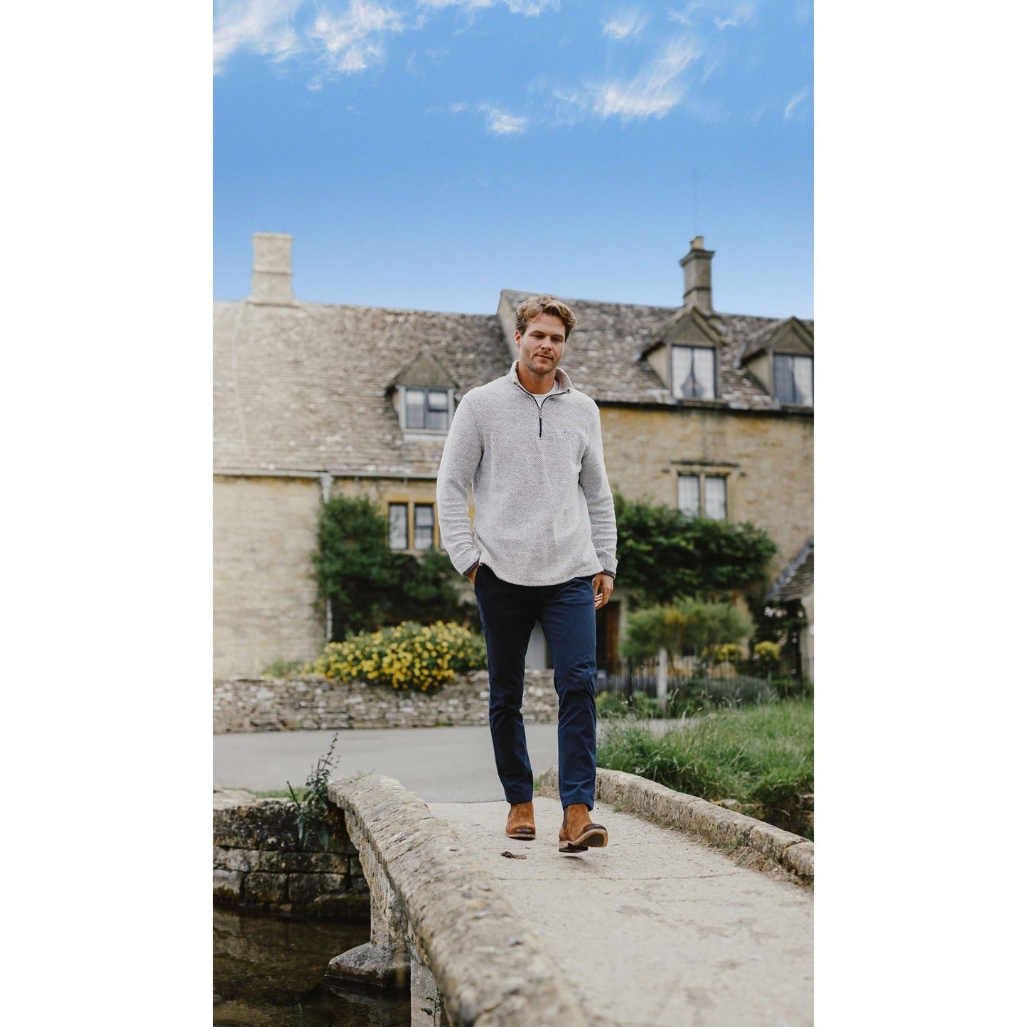 Cotswold Men's Corsham Chelsea Boot in Camel