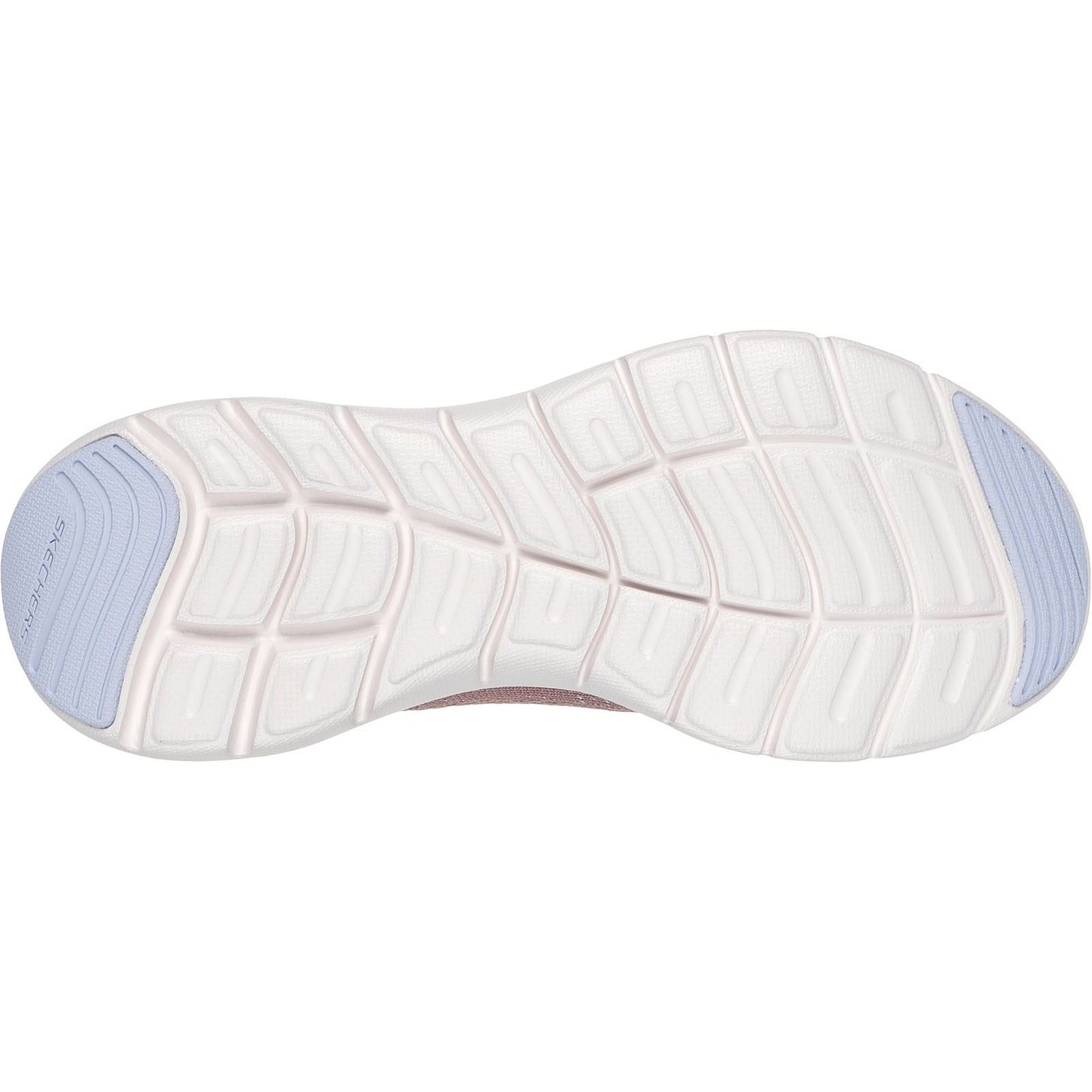 Skechers Women's Flex Appeal 5.0 Cruising Thru Trainers in Mauve/Light Blue