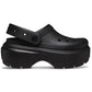 Crocs Unisex Stomp Clog in Black