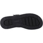 Hush Puppies Celeste Slide Leather Women's Black Sandals