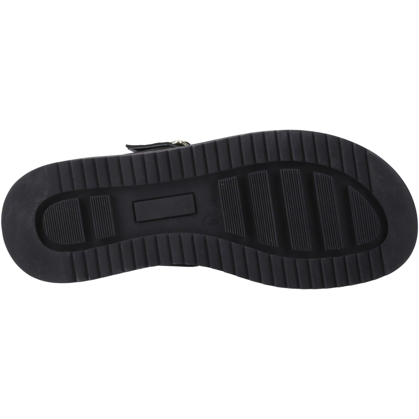Hush Puppies Celeste Slide Leather Women's Black Sandals