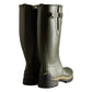 Hunter Men's Balmoral Adjustable Wellington in Dark Olive