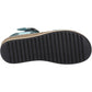 Hush Puppies Ellie Leather Women's Aqua Sandals