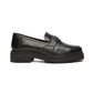 Osprey London The Greenwich Leather Women's Black Loafers