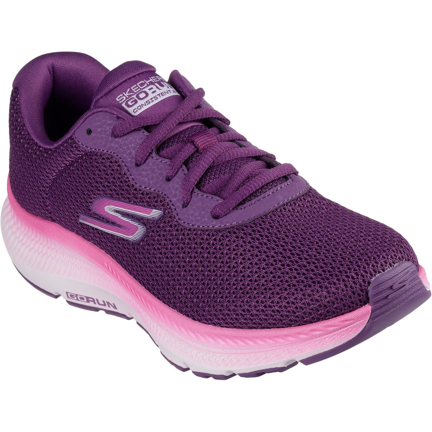 Skechers Performance Women's Go Run Consistent 2.0 Fast Pace Trainers in Plum