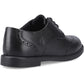 Hush Puppies Ava Snr Leather Girl's Black Brogues