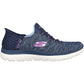 Skechers Women's Summits Dazzling Haze Shoes in Navy/Purple