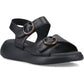 Hush Puppies Alison Leather Women's Black Sandals
