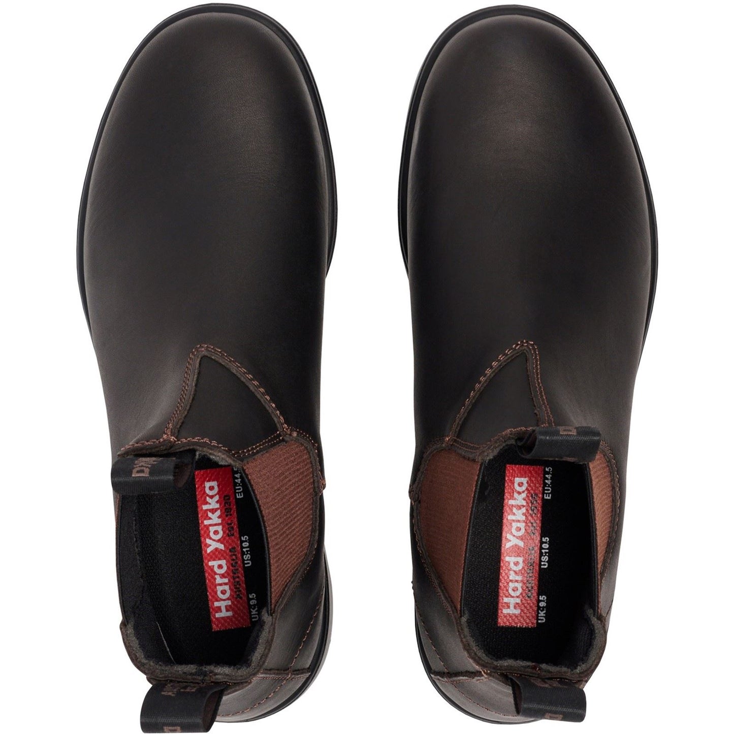 Hard Yakka Men's Brunswick Waxy Boots in Brown Waxy