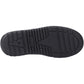 Hush Puppies Sutton Bungee Leather Junior Black Lace-Up Shoes