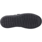 Hush Puppies Sully Leather Junior Black Shoes