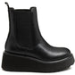 Rocket Dog Heyday Polyurethane Women's Black Flat Chelsea Boots