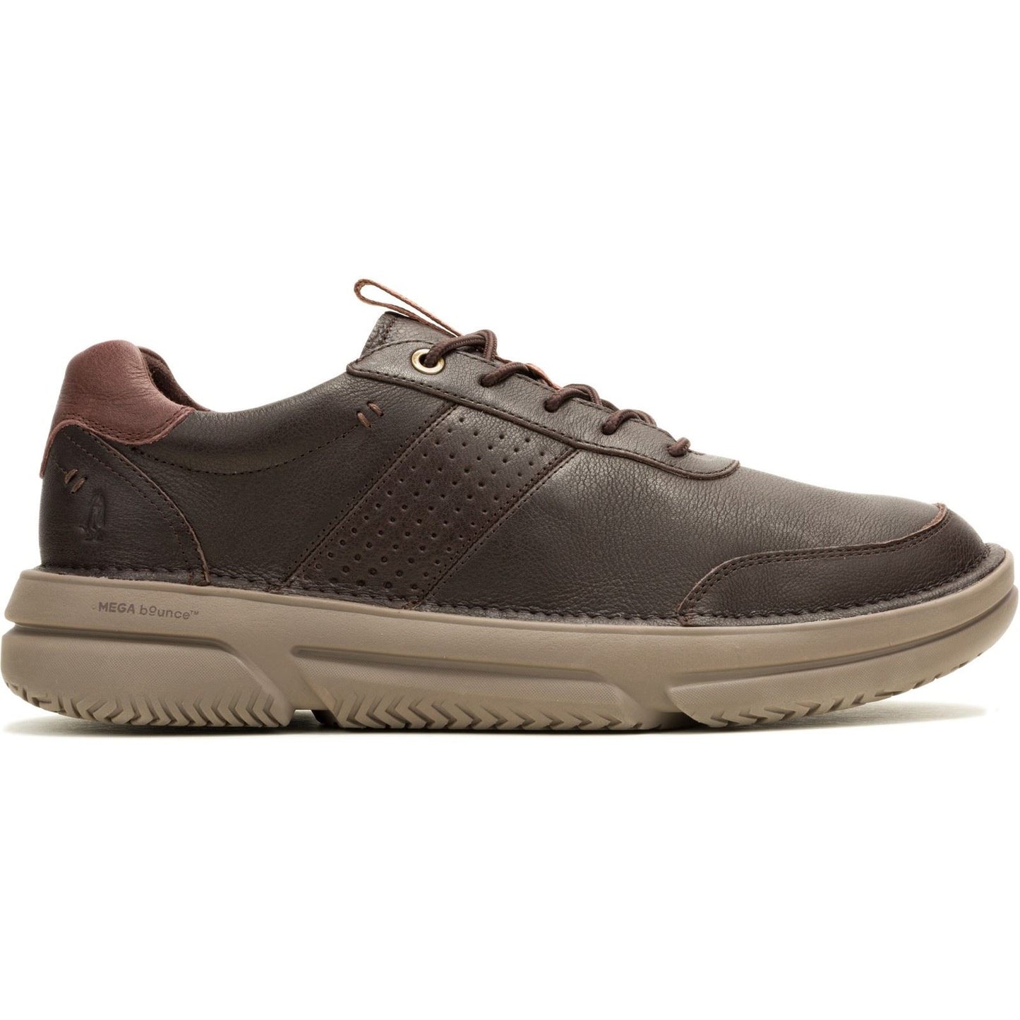Hush Puppies Baylor Leather Men's Brown Trainers