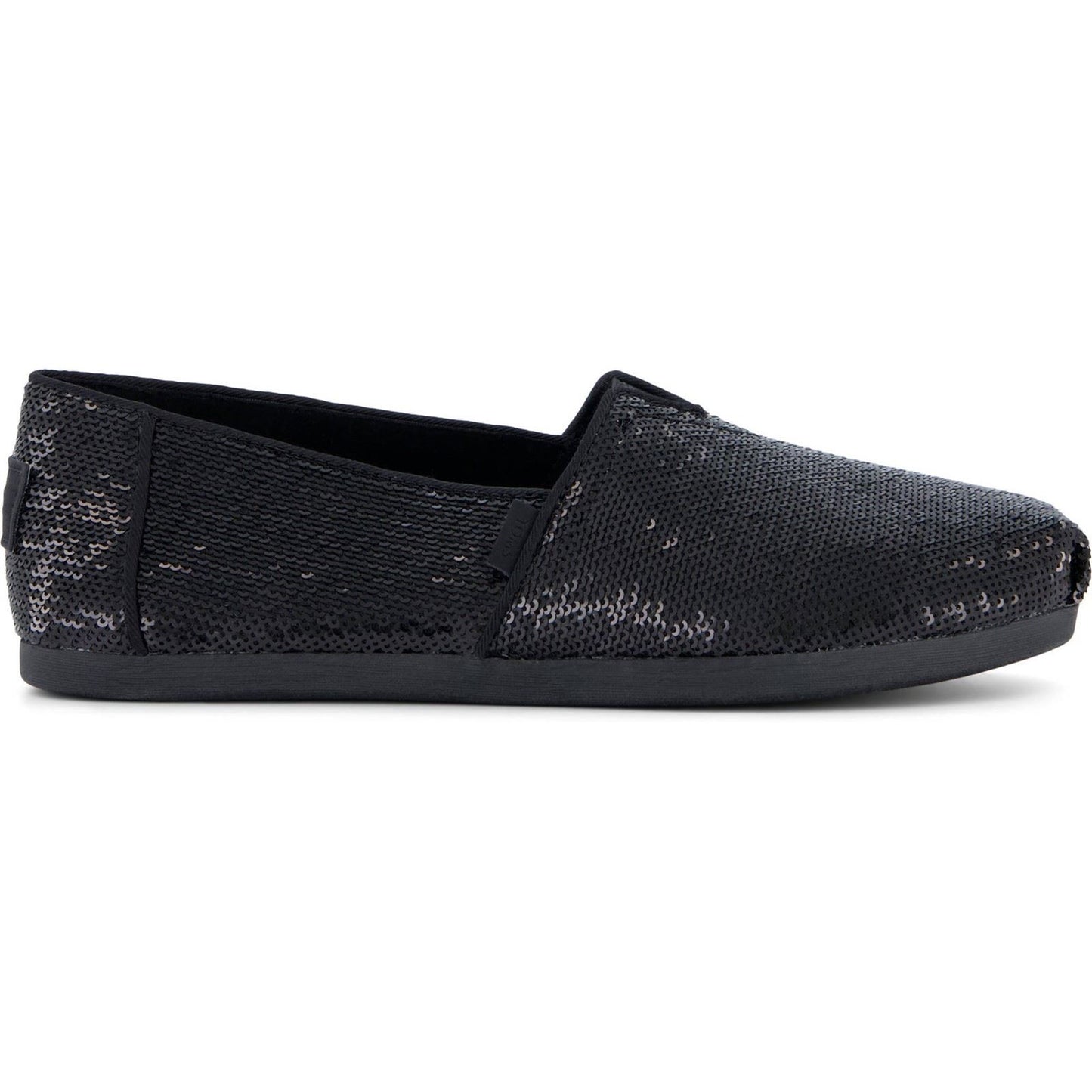 TOMS Alpargata Sequins Textile Women's Black Espadrilles