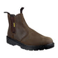 Amblers Safety FS128 Hardwearing Pull On Safety Dealer Boot in Brown