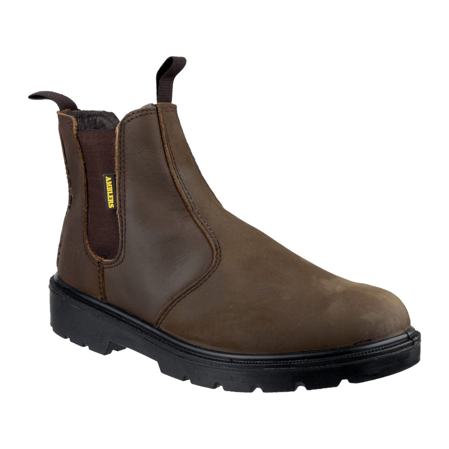 Amblers Safety FS128 Hardwearing Pull On Safety Dealer Boot in Brown