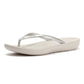 FitFlop Iqushion Ergonomic Women's Silver Flip Flops