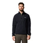 Columbia Sequoia Grove Half Zip Fleece Polyester Men's Black Zip Neck Pullovers