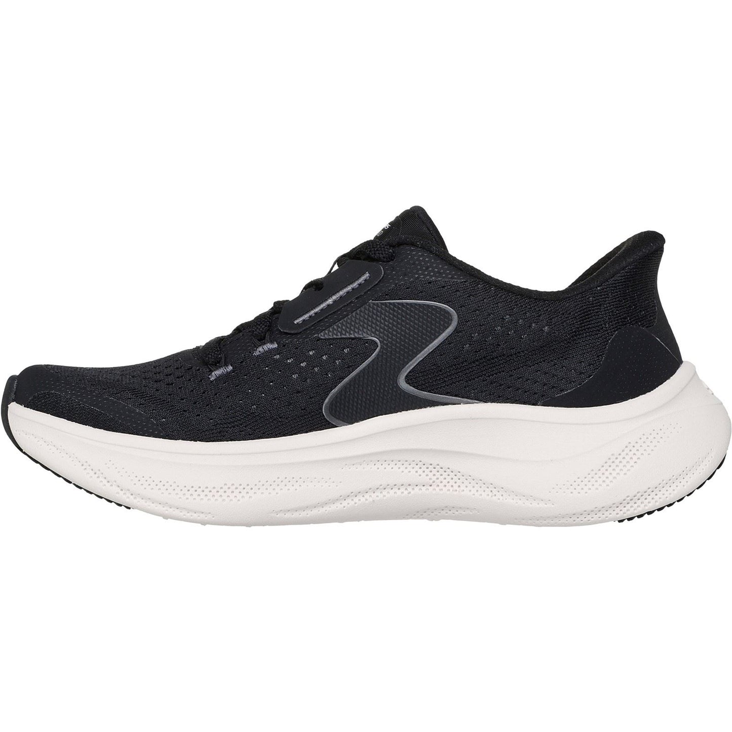 Skechers Skech Cloud Plush Horizon Polyester Women's Black/White Trainers