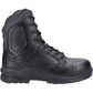 Magnum Strike Force 8.0 Side-Zip CT CP WP Uniform Safety Boot in Black