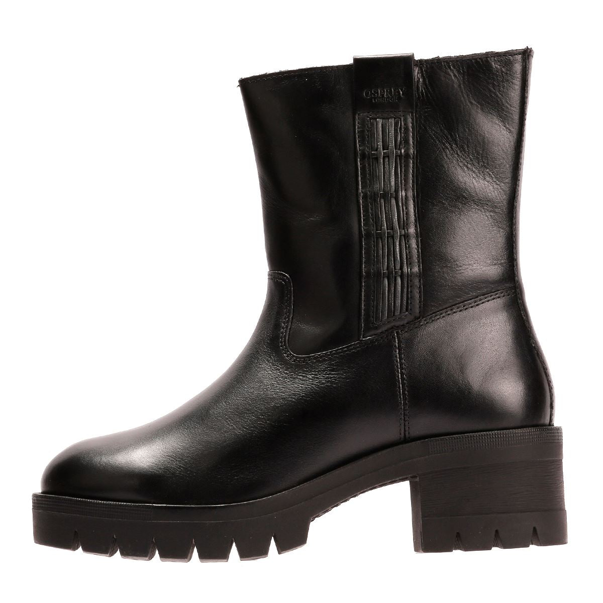 Osprey London The Indiana Leather Women's Black Boots