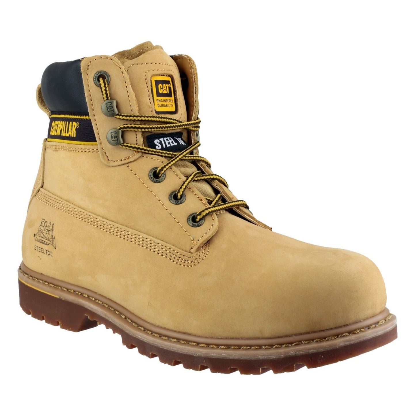 Caterpillar Men's Holton Safety Boot in Honey
