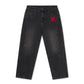 Ed Hardy Serpent Skull Graphic Washed Men's Black Jeans