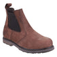 Amblers Safety Men's AS148 Sperrin Lightweight Waterproof Pull On Dealer Safety Boot in Brown