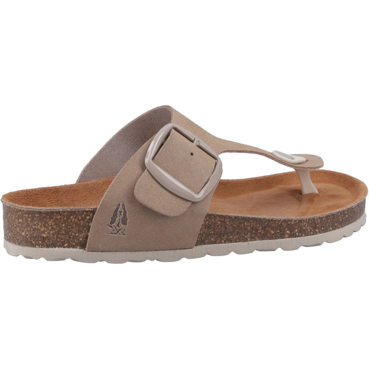 Hush Puppies Billie Suede Women's Taupe Sandals