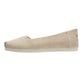 TOMS Alpargata Ballet Canvas Women's Champagne Espadrilles