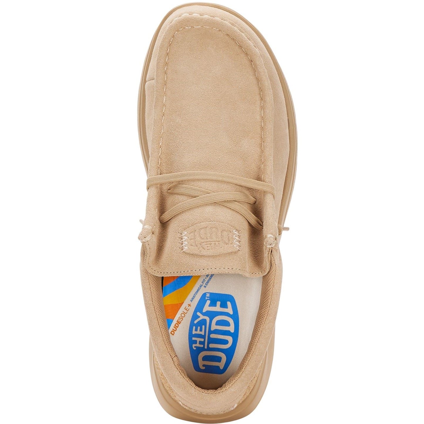 HEYDUDE Men's Wally X Suede Shoes in Tan
