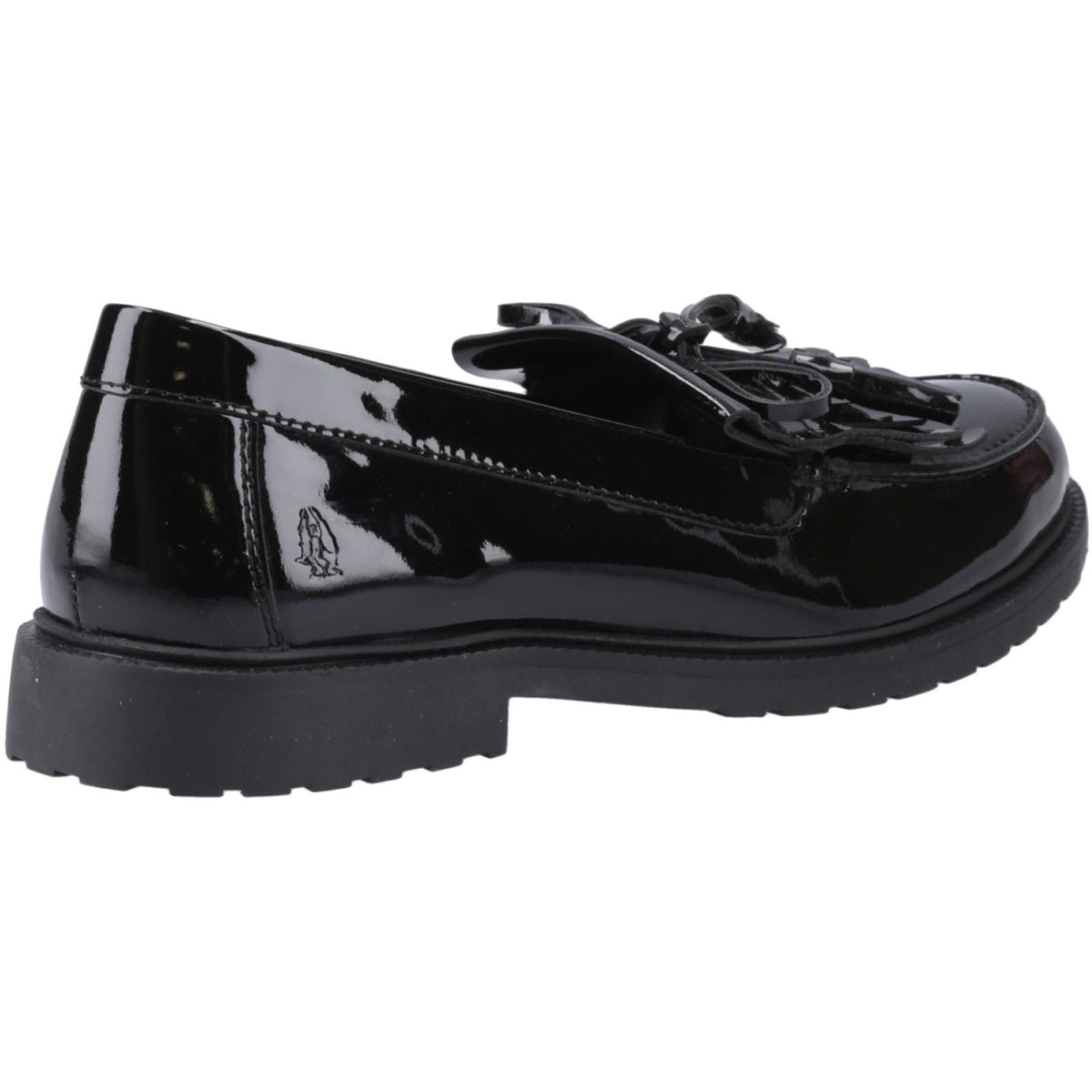 Hush Puppies Verity Kiltie Leather Women's Black Loafers