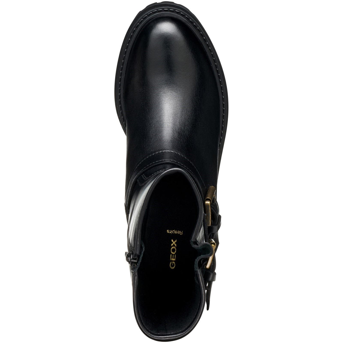 Geox D Iridea D Leather Women's Black Boots