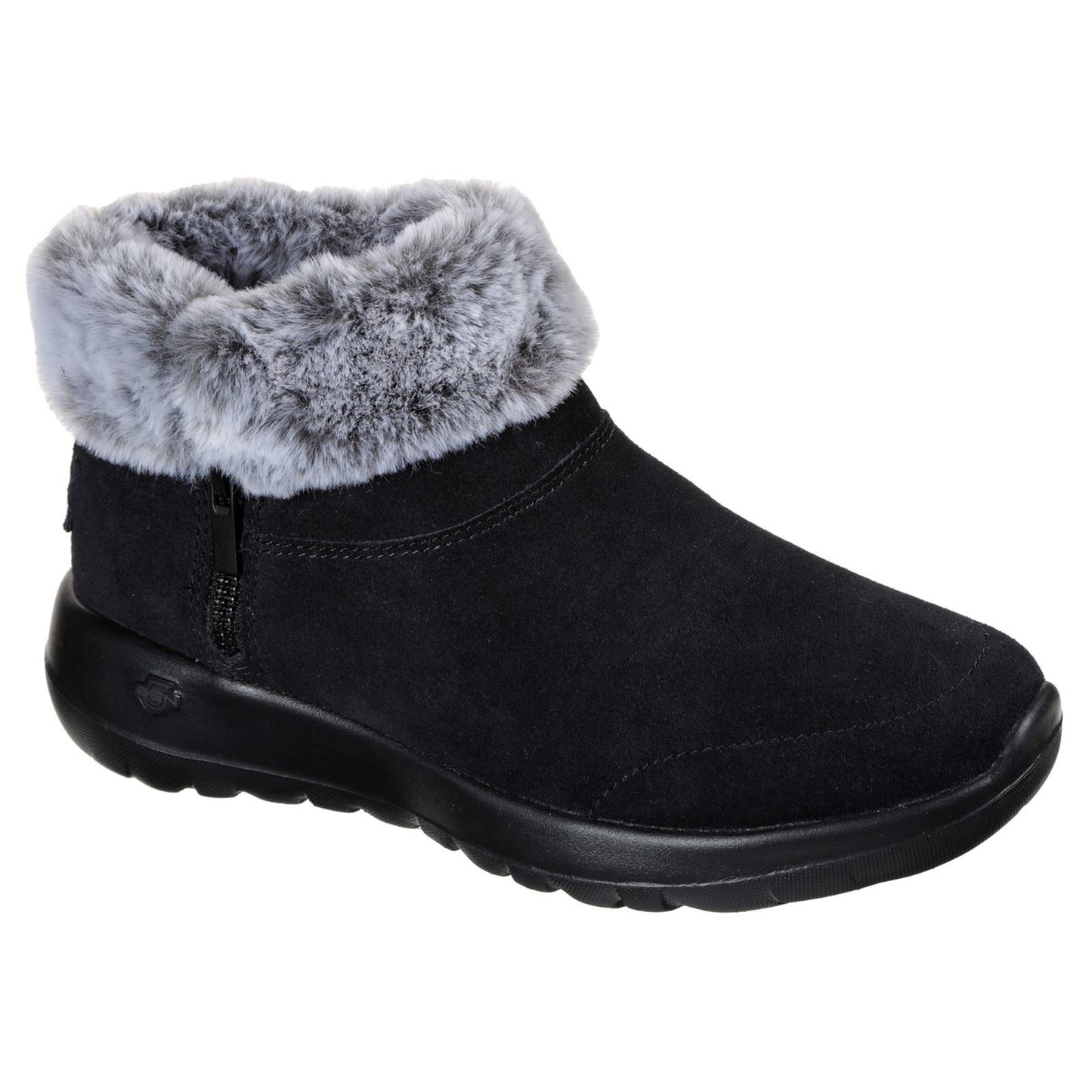 Skechers Women's On The Go Joy Savvy Wide Boot in Black/Grey