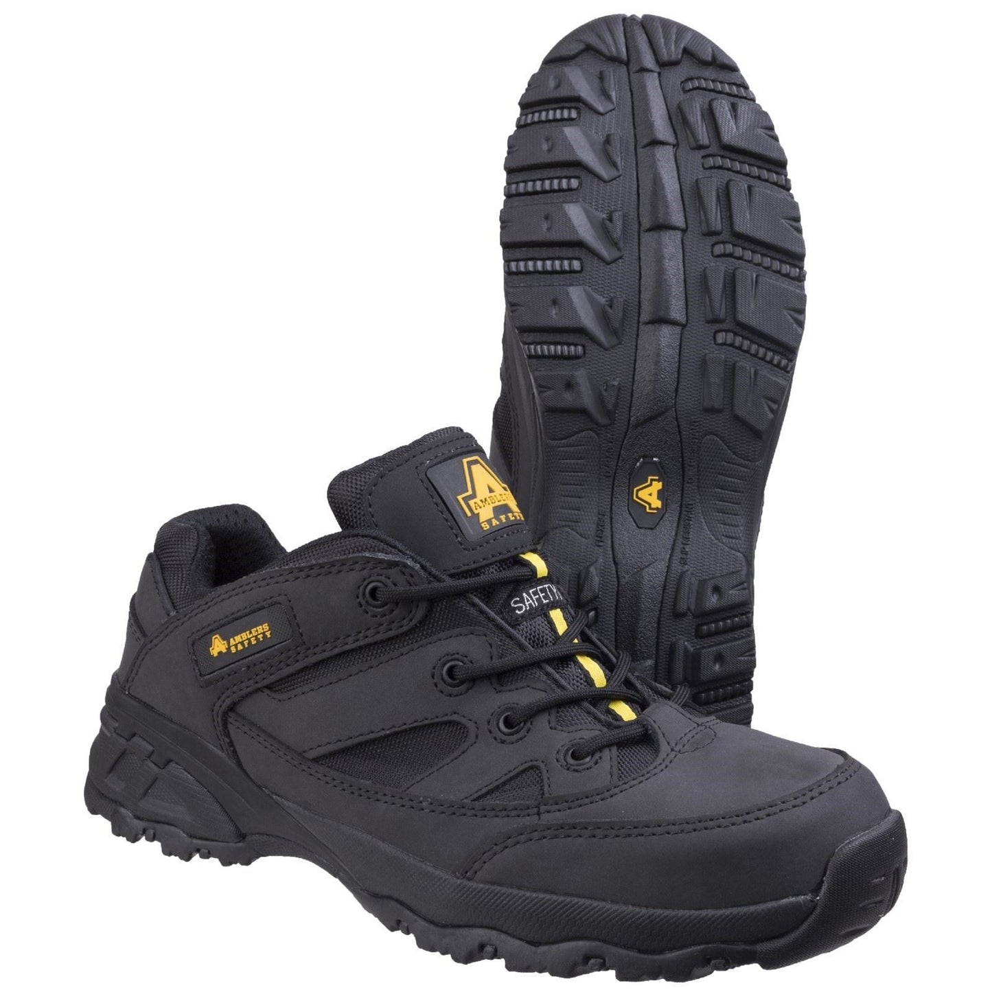 Amblers Safety Men's FS68C Fully Composite Metal Free Safety Trainer in Black