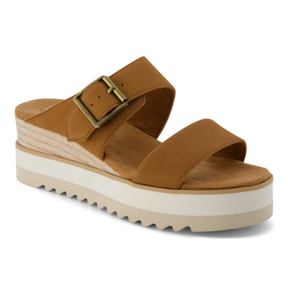 TOMS Diana Leather Women's Brown Sugar Trainers