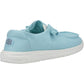 HEYDUDE Women's Wendy Canvas Shoe in Turquoise