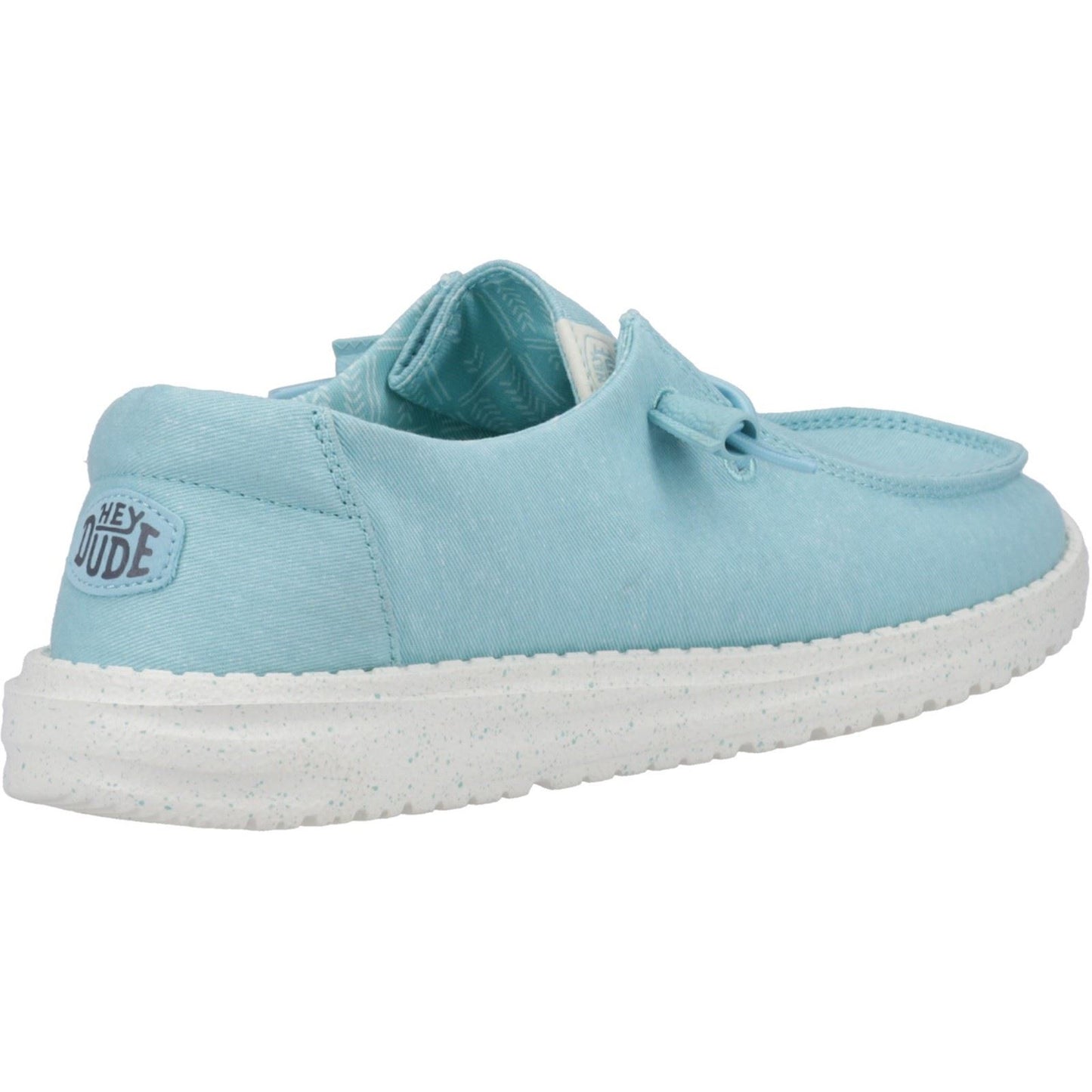 HEYDUDE Women's Wendy Canvas Shoe in Turquoise
