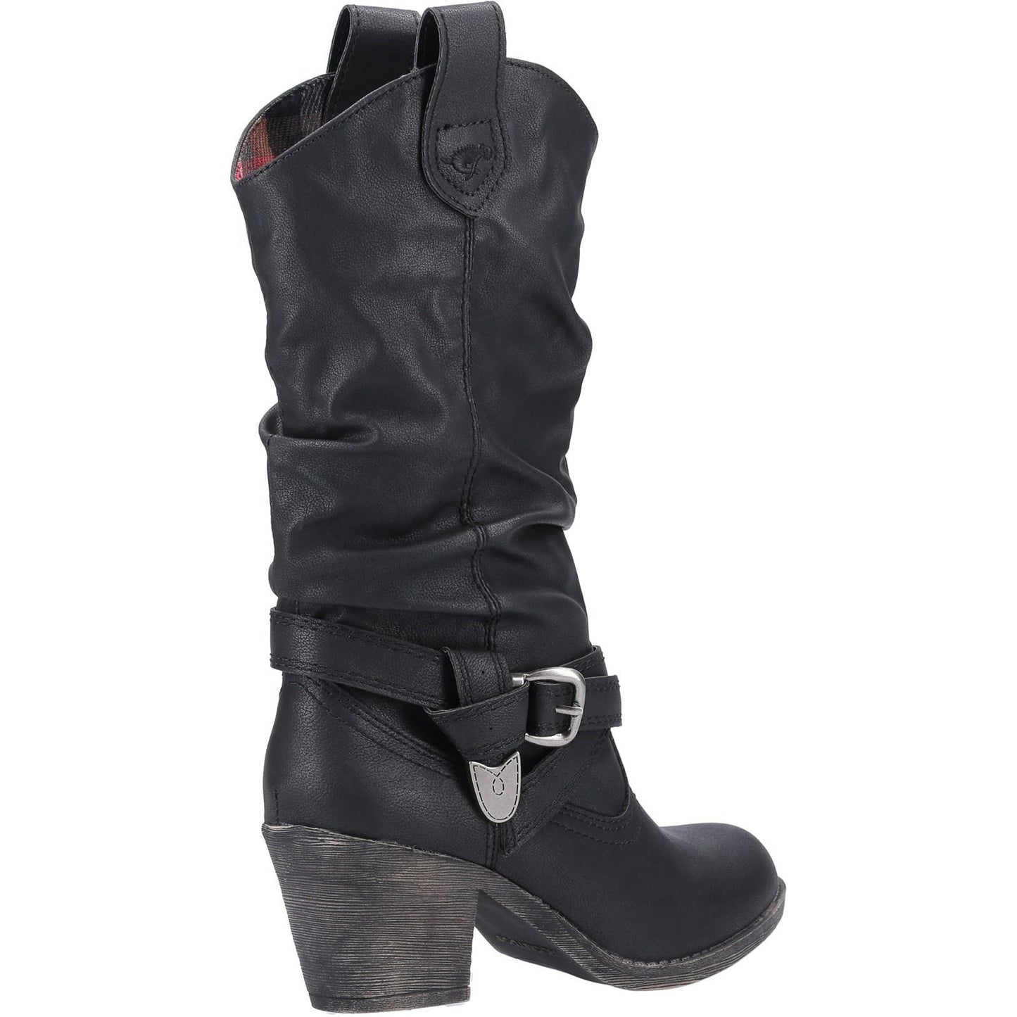 Rocket Dog Women's Sidestep Mid-Calf Western Boot in Black