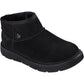 Skechers Keepsakes Cozy Mini Leather Women's Black Suede/Faux Fur Boots