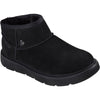 Skechers Keepsakes Cozy Mini Leather Women's Black Suede/Faux Fur Boots