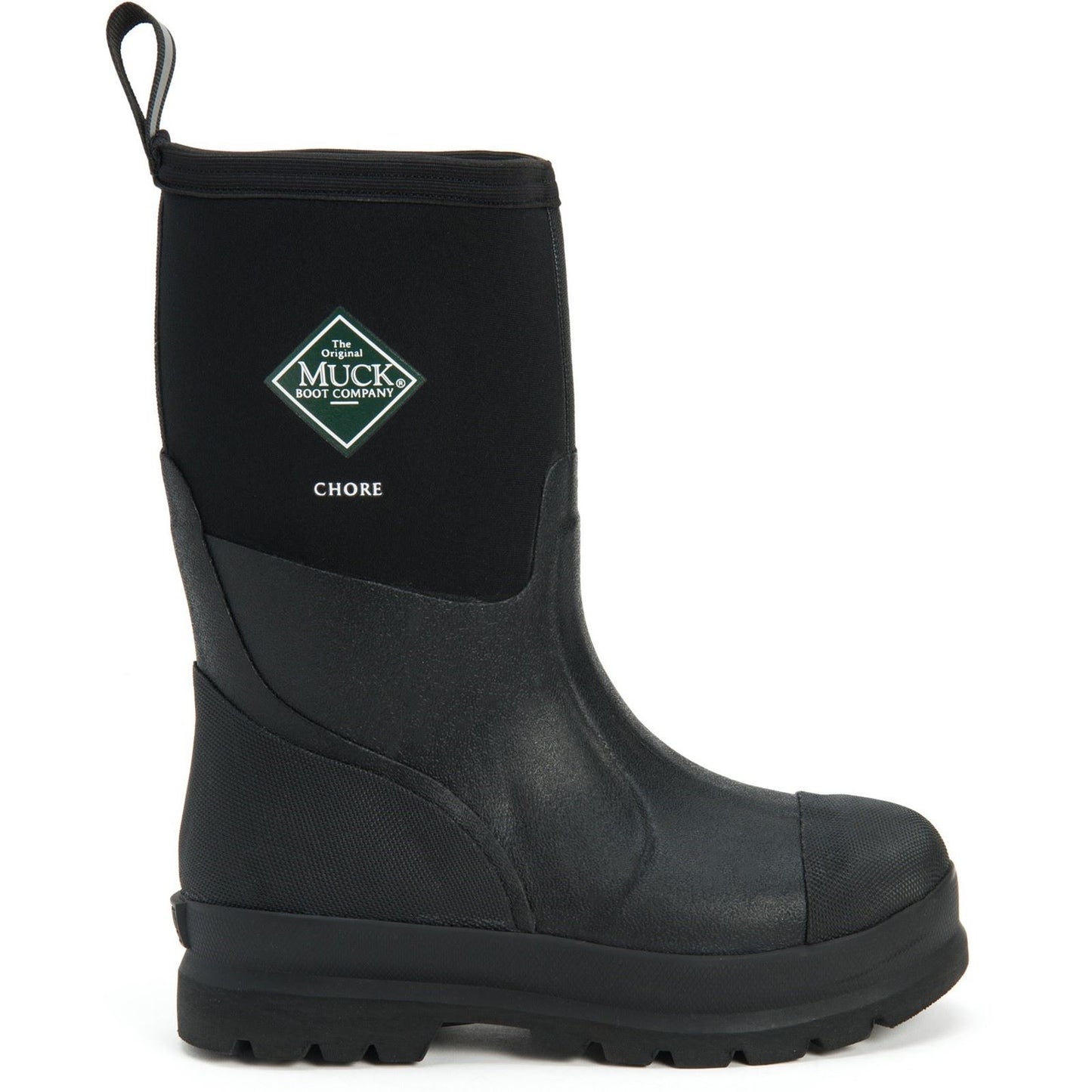 Muck Boots Chore Classic Mid Patterned Wellington in Black