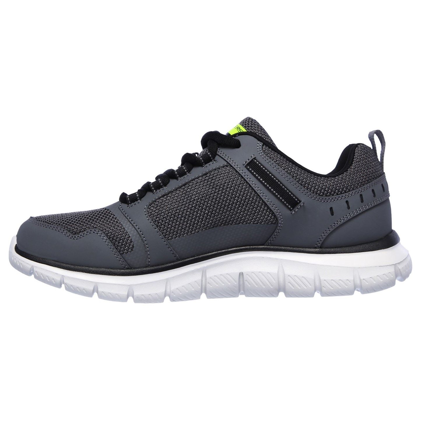 Skechers Men's Track Knockhill Shoes in Charcoal/Black