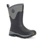 Muck Boots Women's Arctic Ice Mid Wellingtons in Black/Grey Geometric
