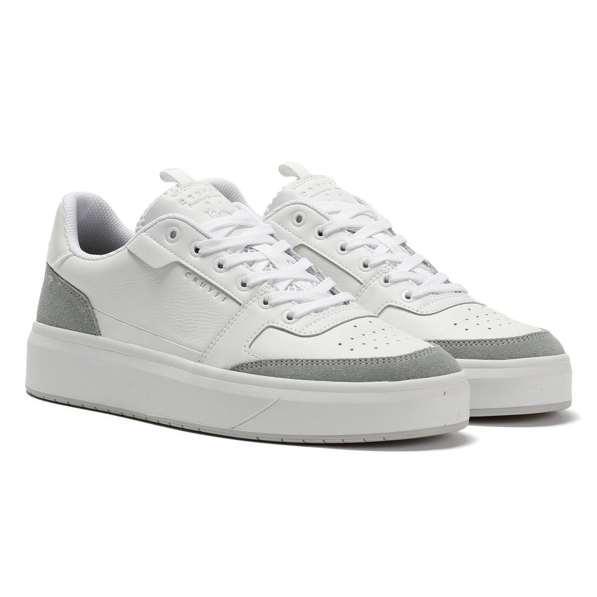 Cruyff Endorsed Pro Men's White/Blue Trainers