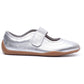 Hush Puppies Juno Sneakerina Leather Women's SILVER Flats