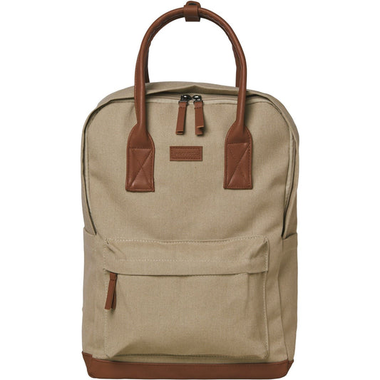 Jack & Jones Pascal Cotton Beige Backpack - One Size