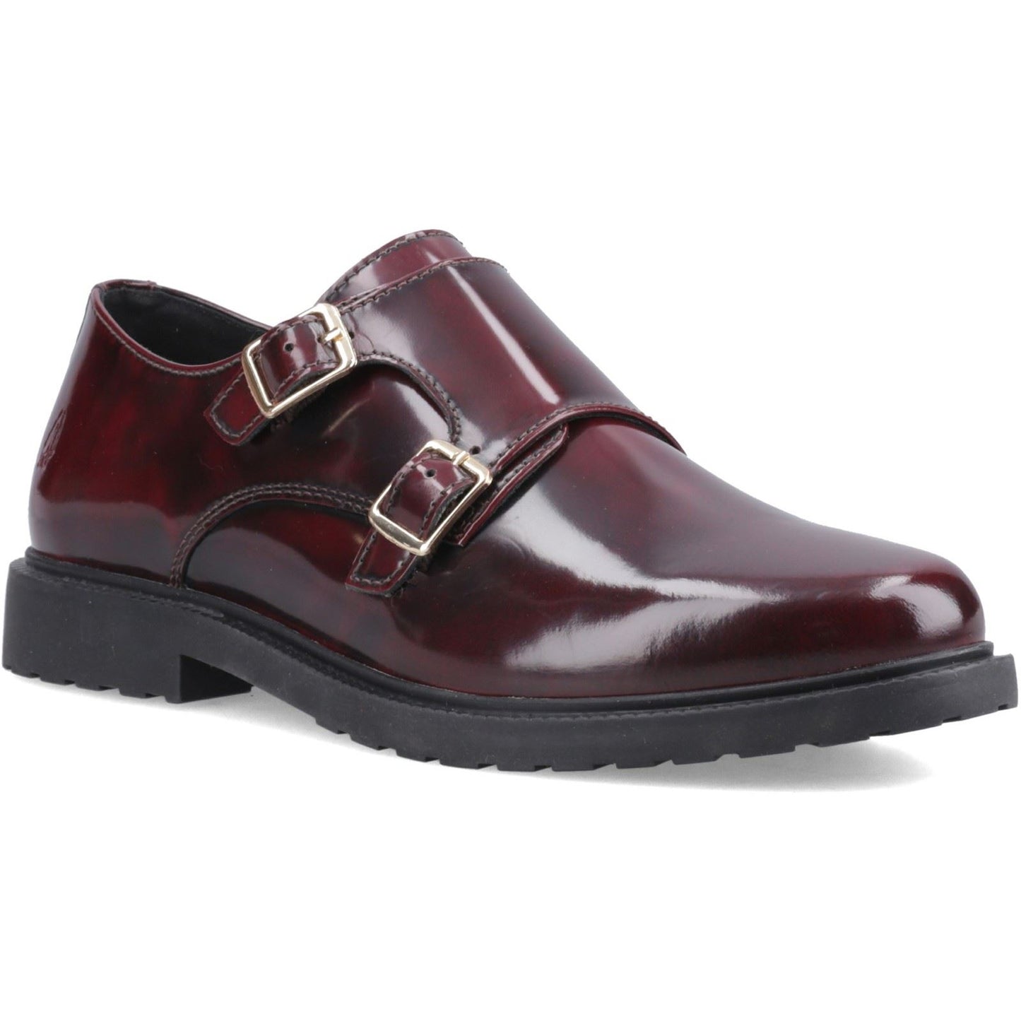 Hush Puppies Verity Hi-Shine Leather Women's Bordeaux Shoes